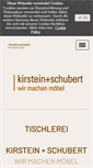Mobile Screenshot of kirstein-schubert.de